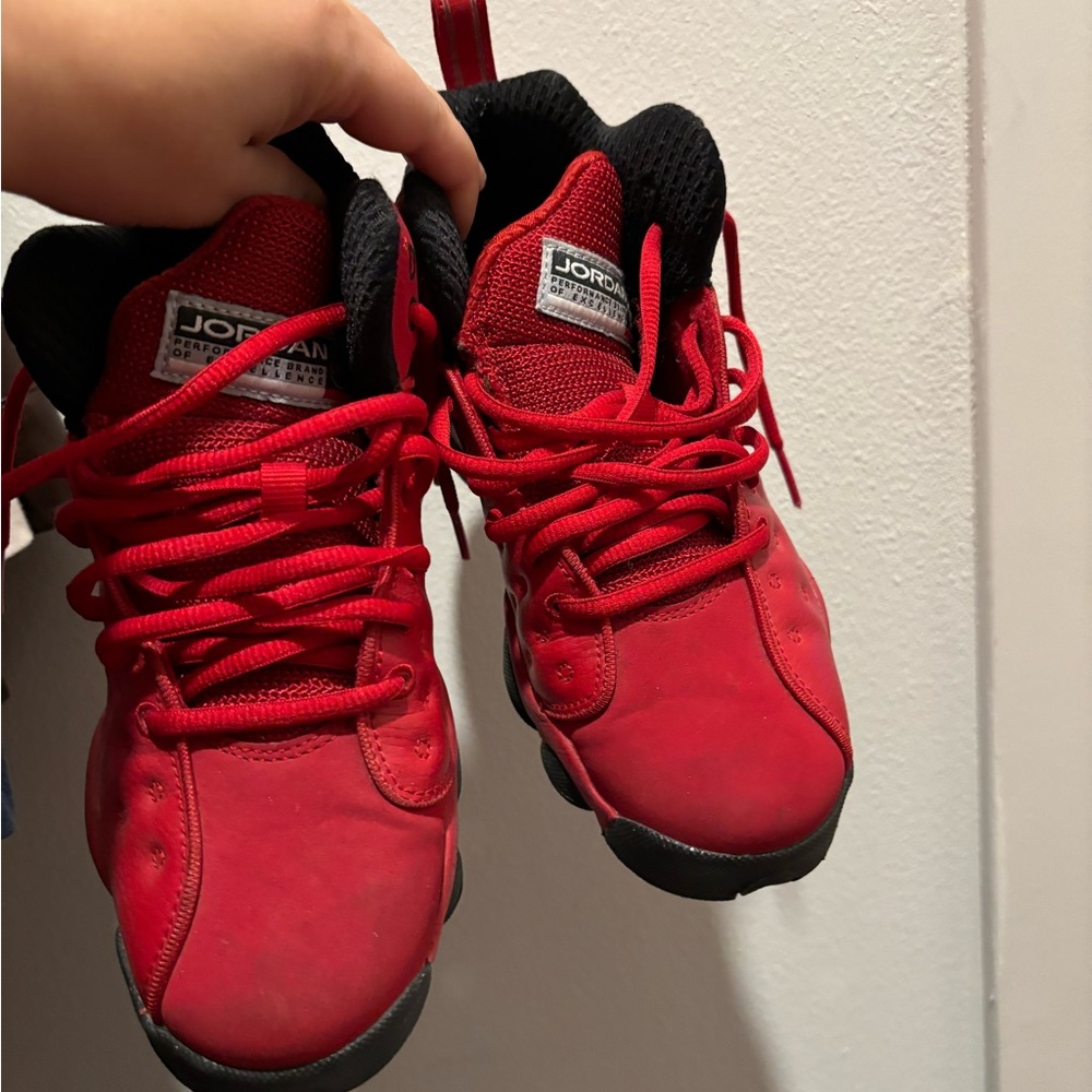 Red jordans